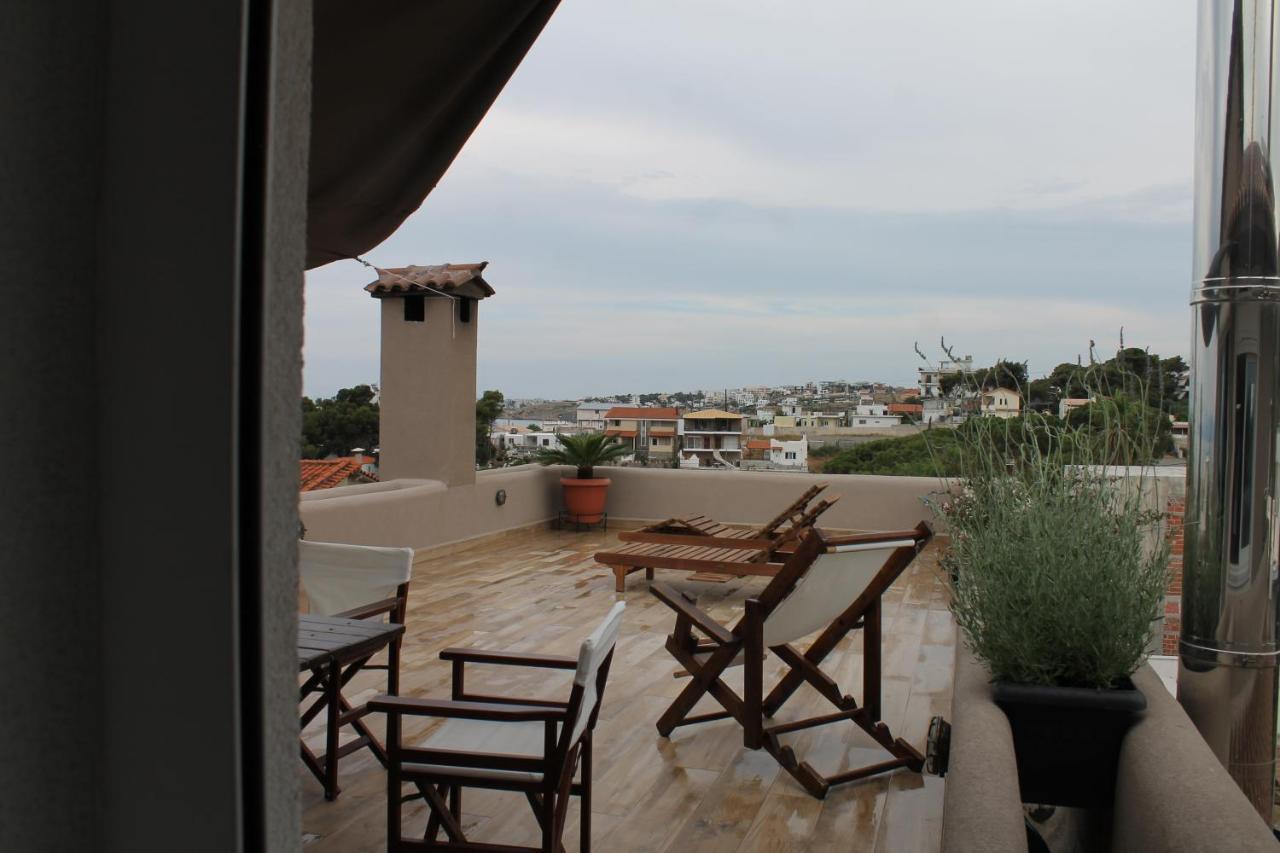 Sea View Apartment 15 Min From Athens Airport Nea Makri Luaran gambar