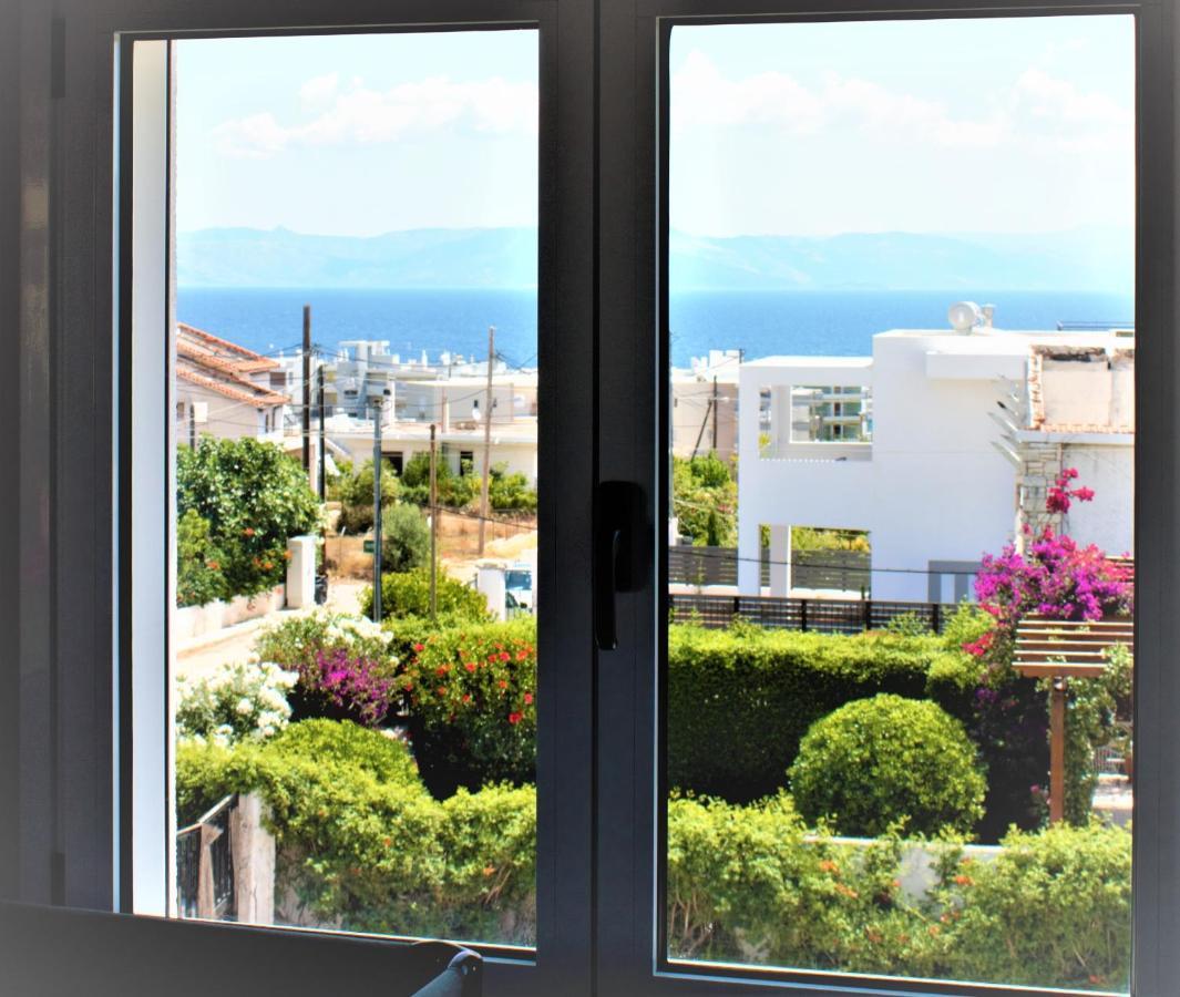 Sea View Apartment 15 Min From Athens Airport Nea Makri Luaran gambar