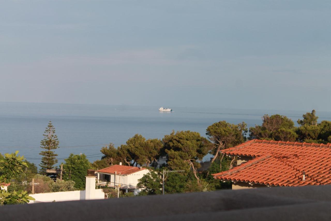 Sea View Apartment 15 Min From Athens Airport Nea Makri Luaran gambar