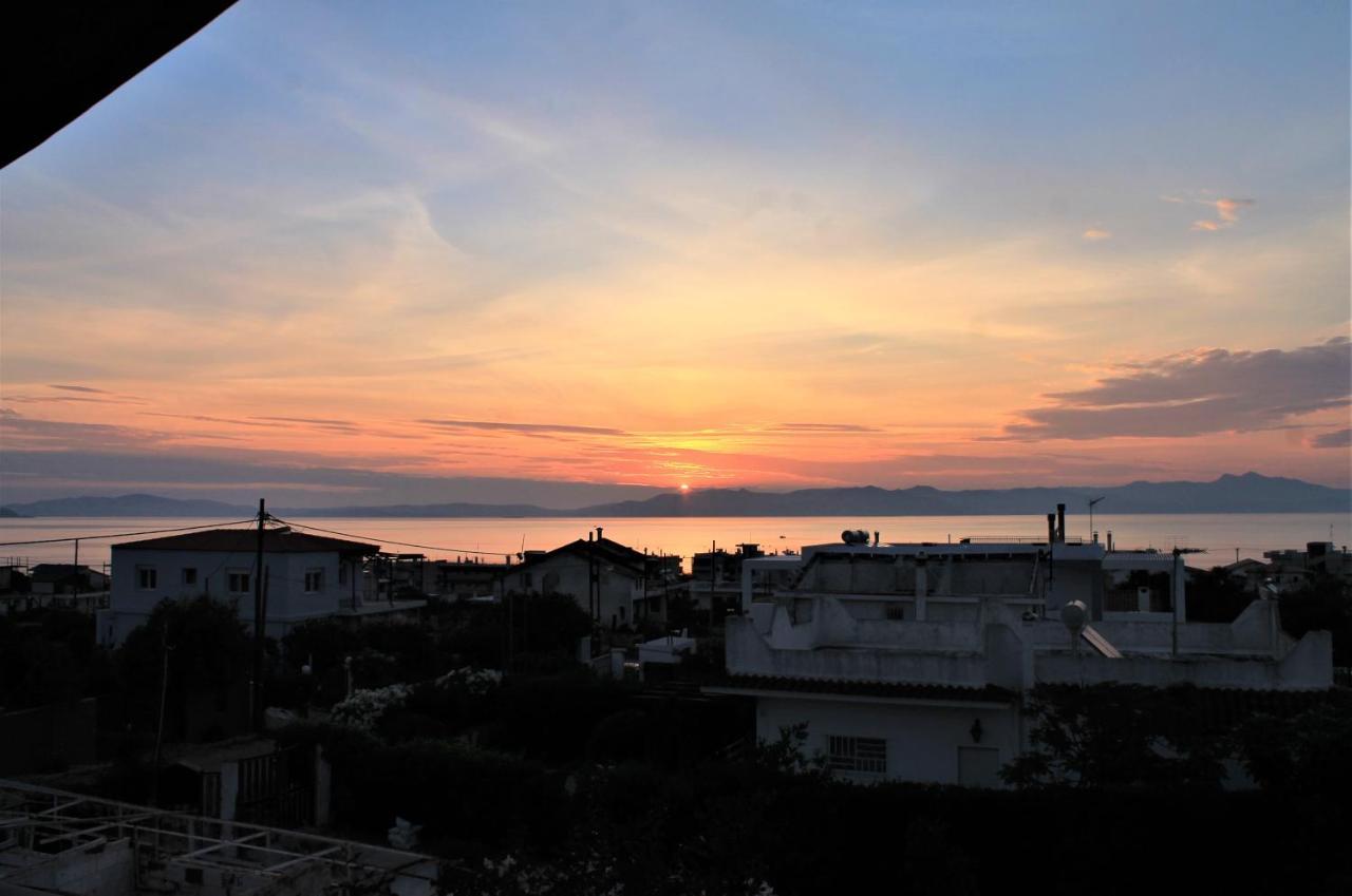 Sea View Apartment 15 Min From Athens Airport Nea Makri Luaran gambar